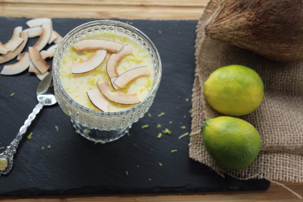 Coconut and Lime Panna&nbsp;Cotta.