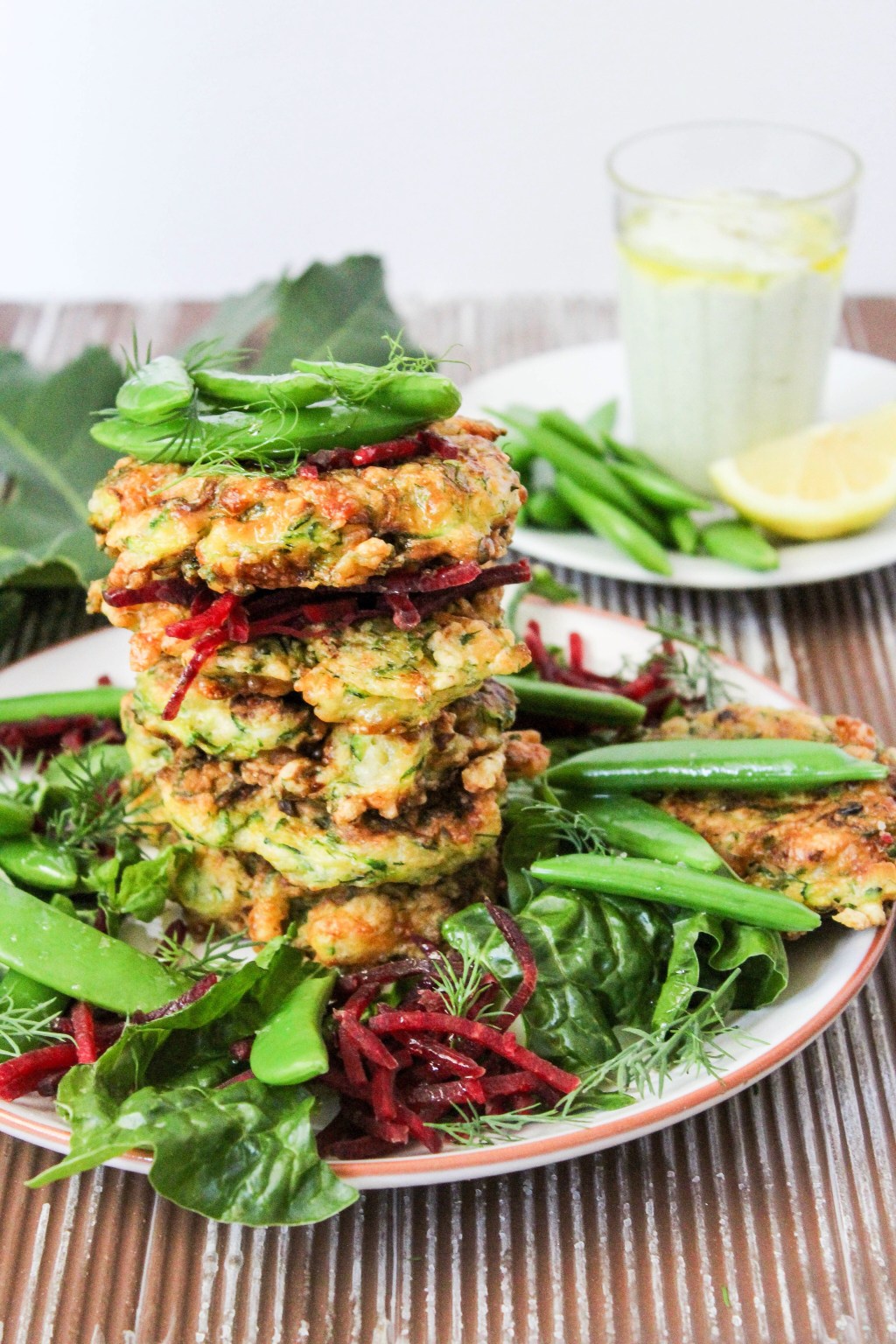 Zucchini and Haloumi&nbsp;fritters